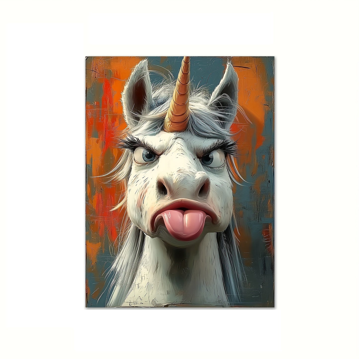 Framed Cartoon Wall Decor For Living Room, Bedroom, Home Office