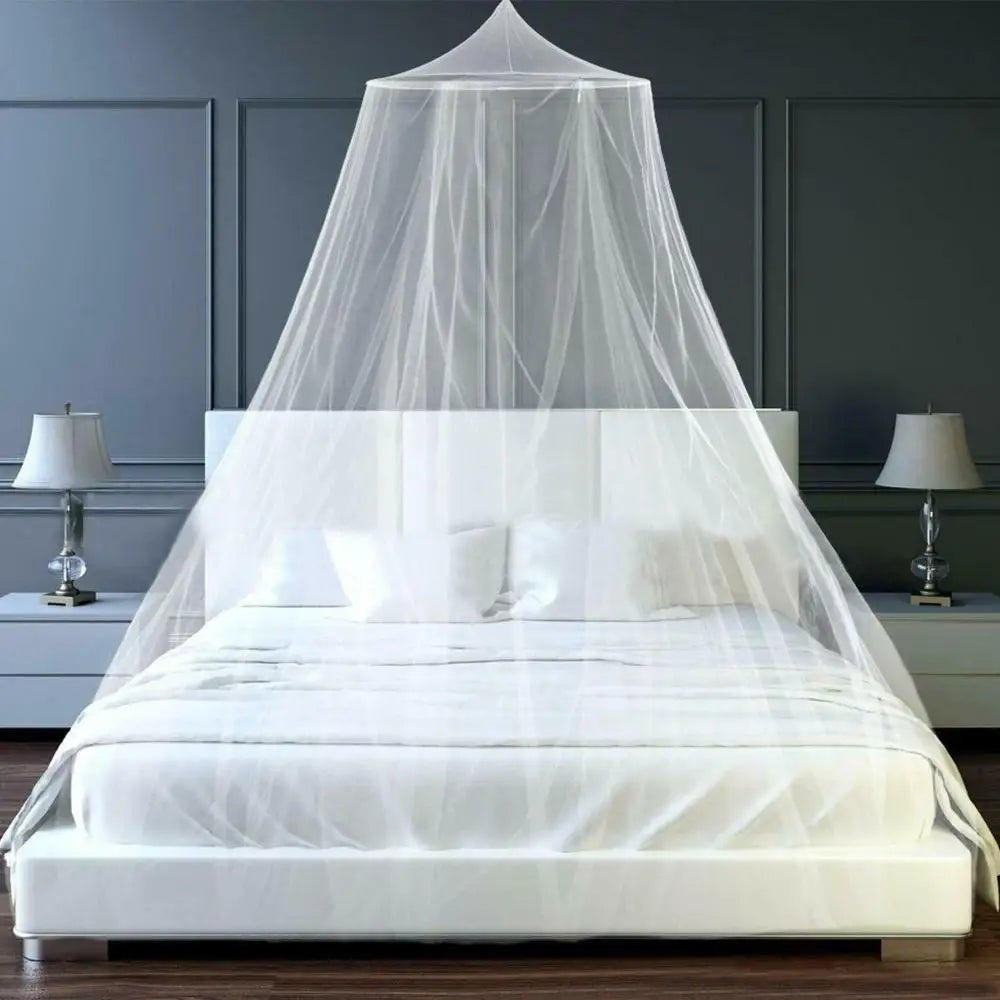 Princess Mosquito Net Canopy – Dome Mesh Bed Protection & Home Decor, Single Entry Insect Repellent