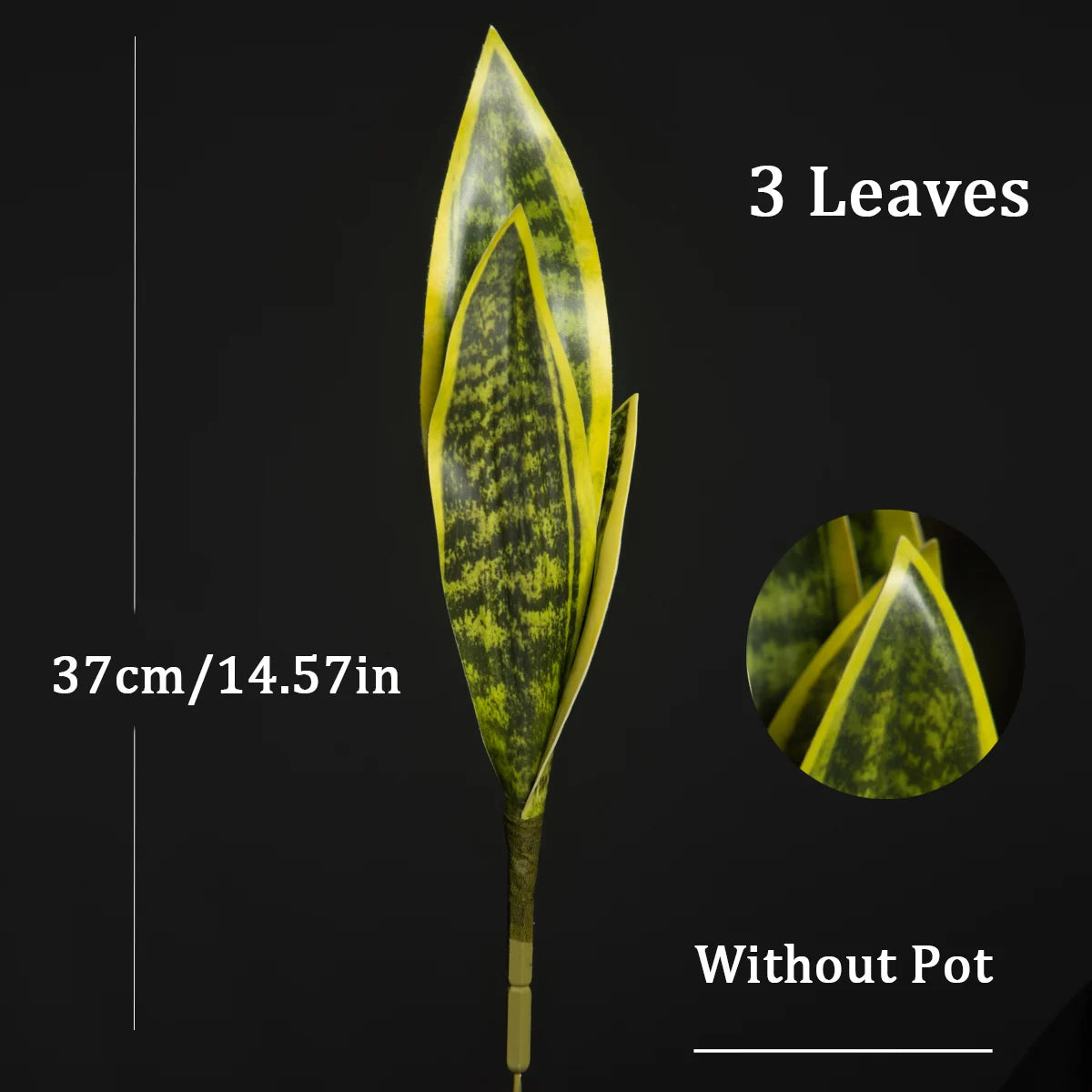 "32/37cm Artificial Sansevieria – Faux Tiger Fur Snake Plant for Home, Office & Balcony Decor"