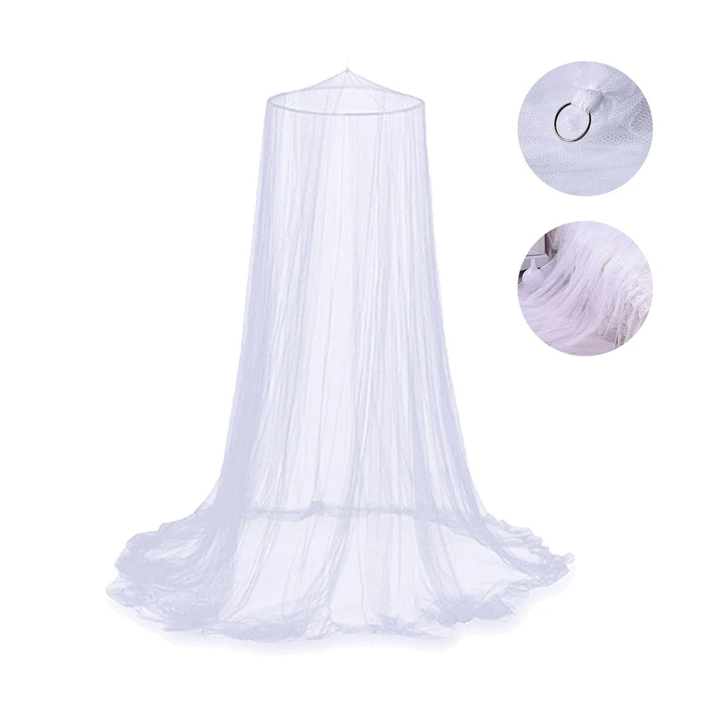 Large Dome Mosquito Net for Bed – Hanging Insect Mesh Canopy for Bedroom Protection