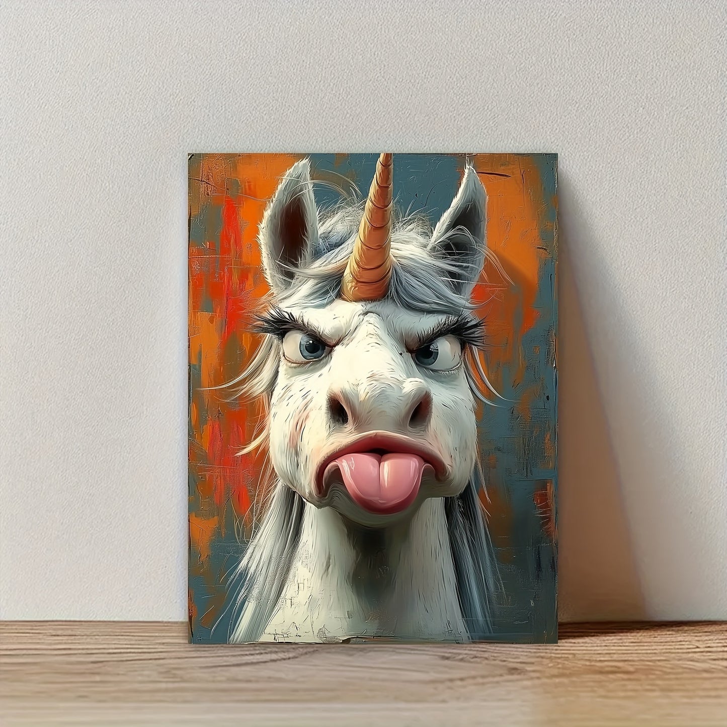 Framed Cartoon Wall Decor For Living Room, Bedroom, Home Office