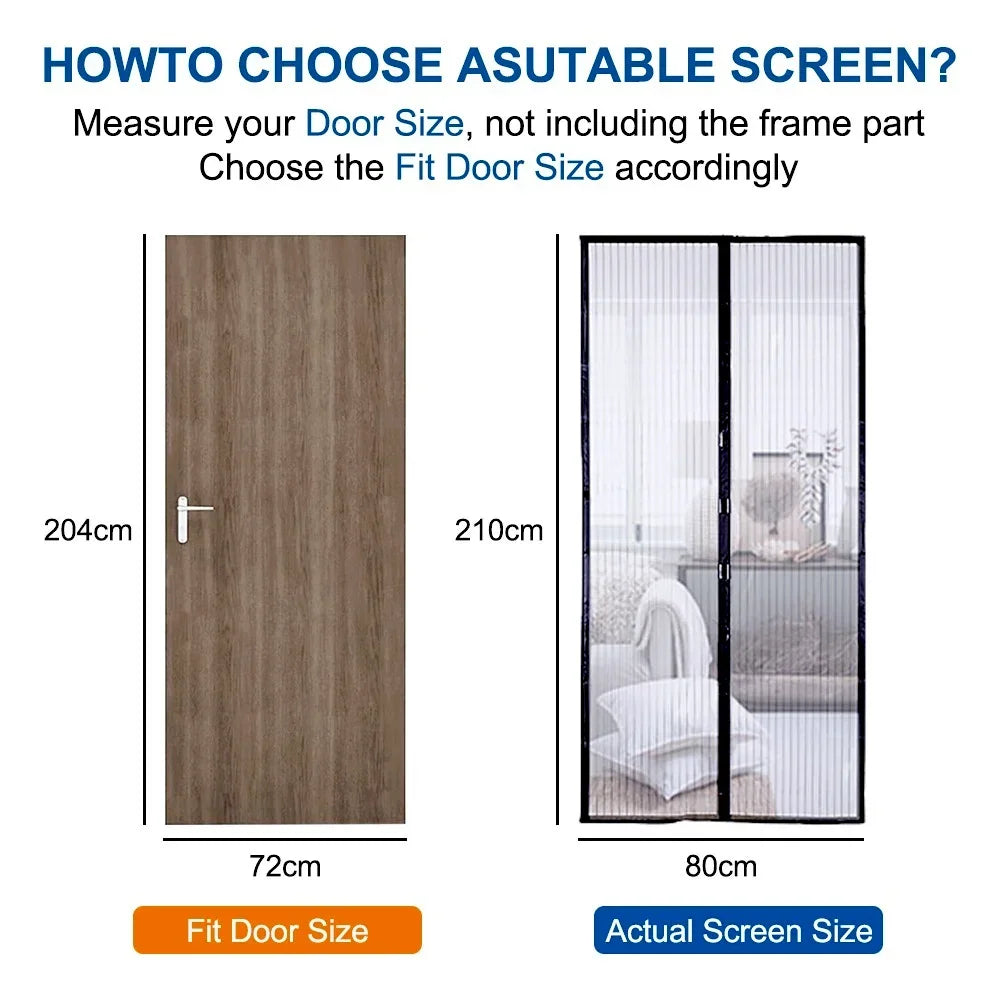 Magnetic Door Mosquito Net – Anti-Insect Screen