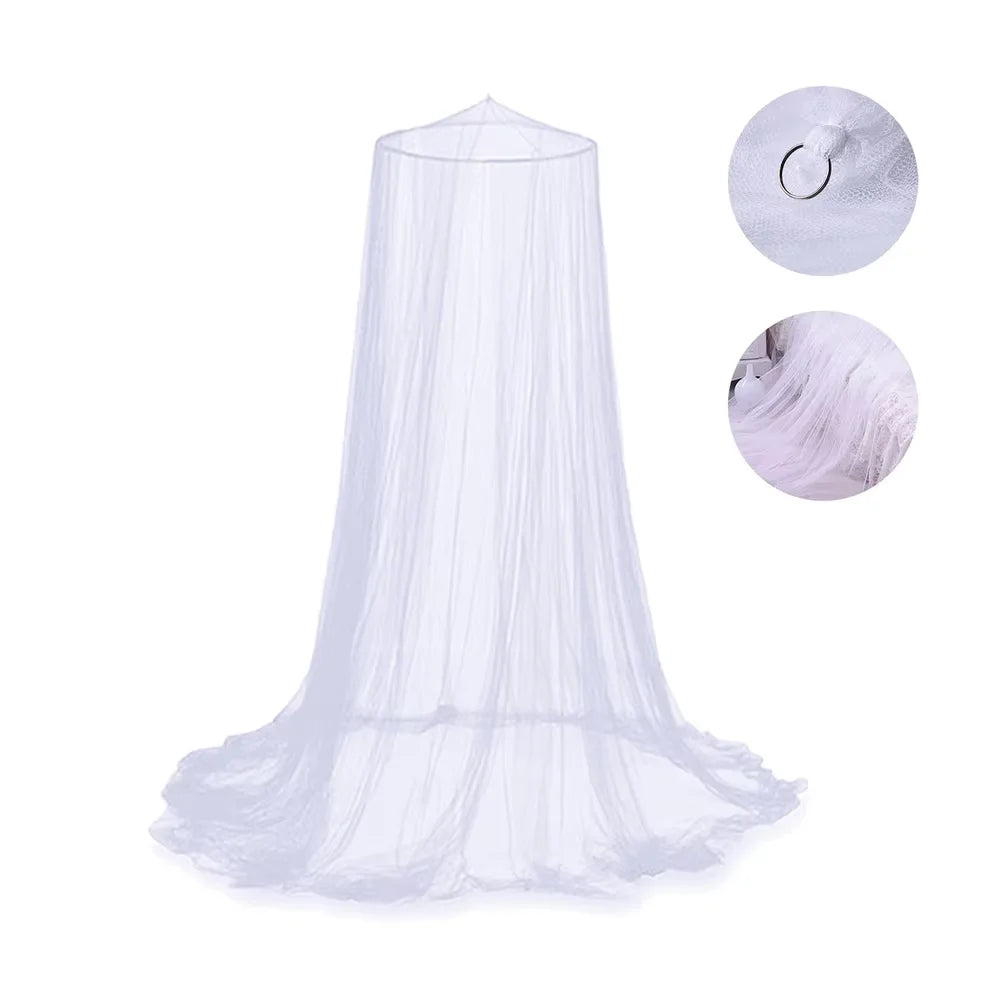 Large Dome Mosquito Net for Bed – Hanging Insect Mesh Canopy for Bedroom Protection
