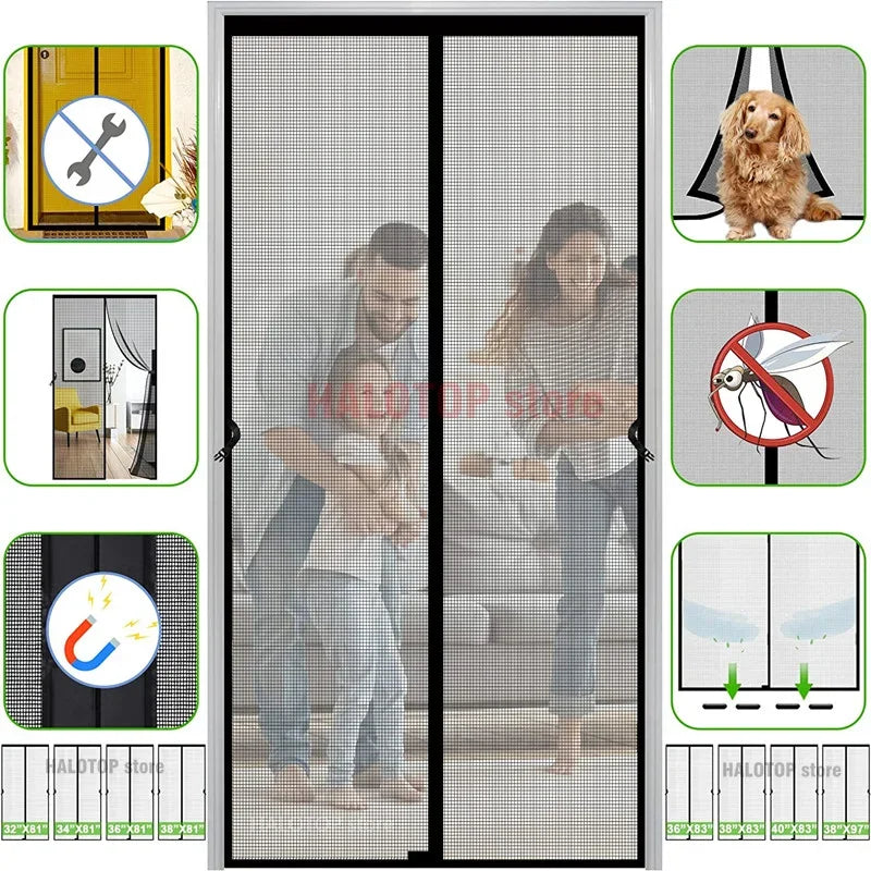 Magnetic Door Mosquito Net – Anti-Insect Screen