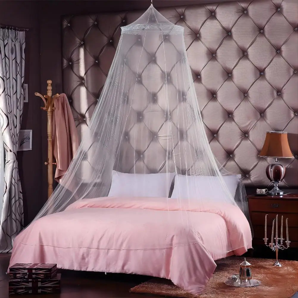 Large Dome Mosquito Net for Bed – Hanging Insect Mesh Canopy for Bedroom Protection